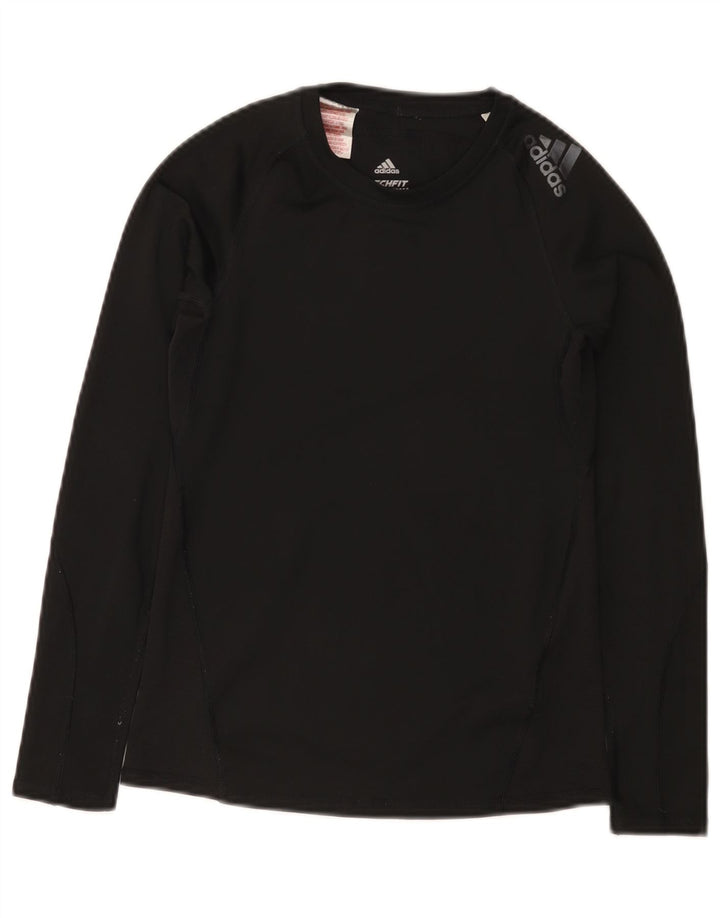 Adidas Garçon Climacool Top Manches Longues 11-12 ans Noir Polyester