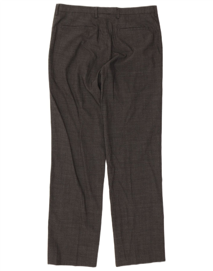 Marks & Spencer Pantalon de costume droit autographe pour homme W34 L33 Gris laine