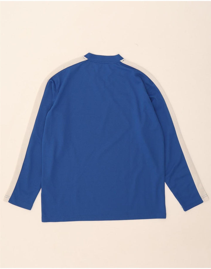 Umbro Haut à Manches Longues Homme Bleu Moyen Colorblock Polyester