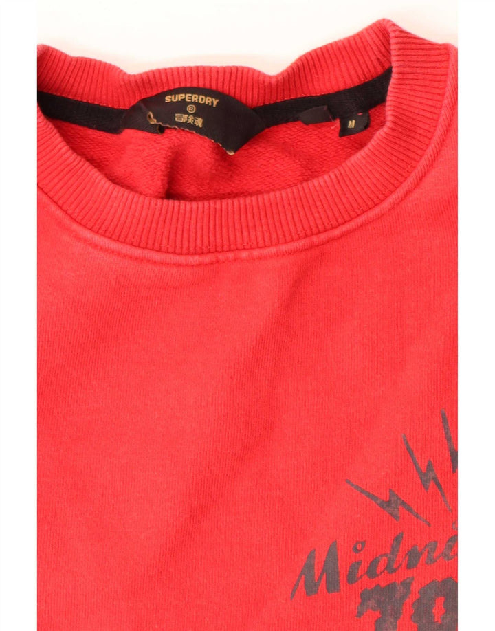 Superdry Sweat-Shirt Graphique Homme Rouge Moyen