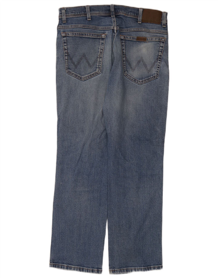Wrangler Jean droit homme W34 L30 bleu coton