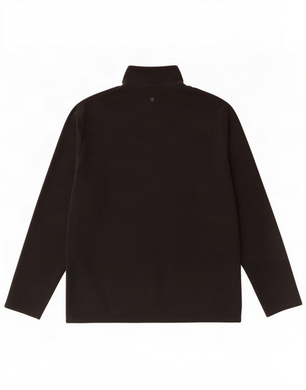 Mountain Warehouse Pull polaire à col zippé pour homme 2XL Noir Polyester