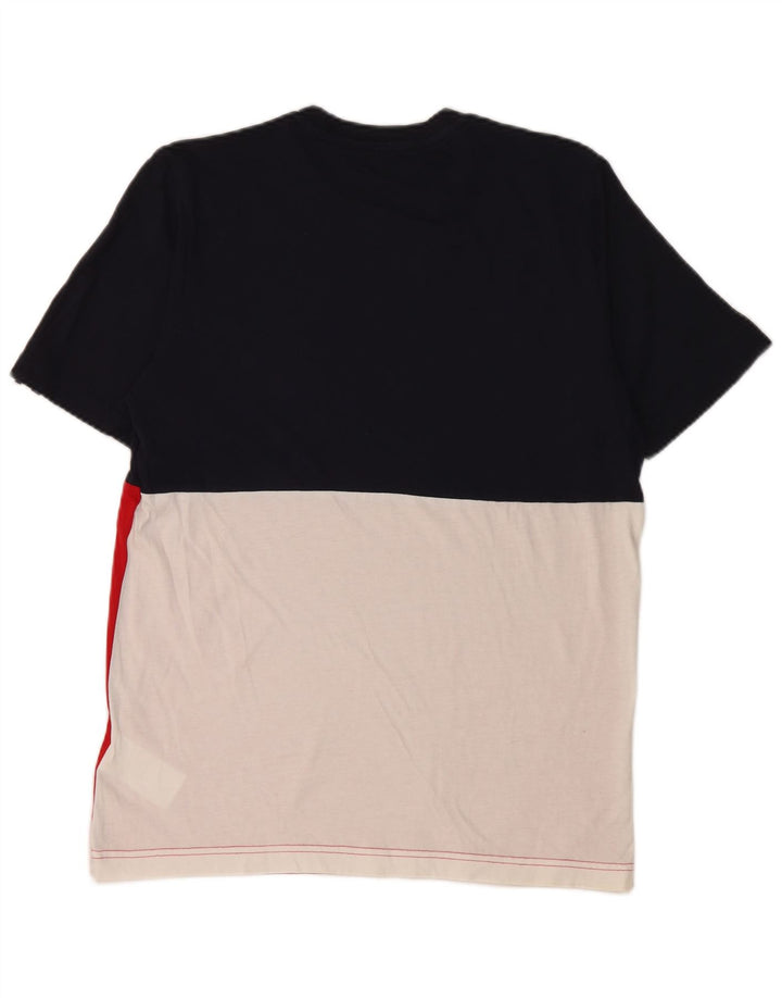 Adidas T-shirt graphique pour homme en coton multicolore colour block