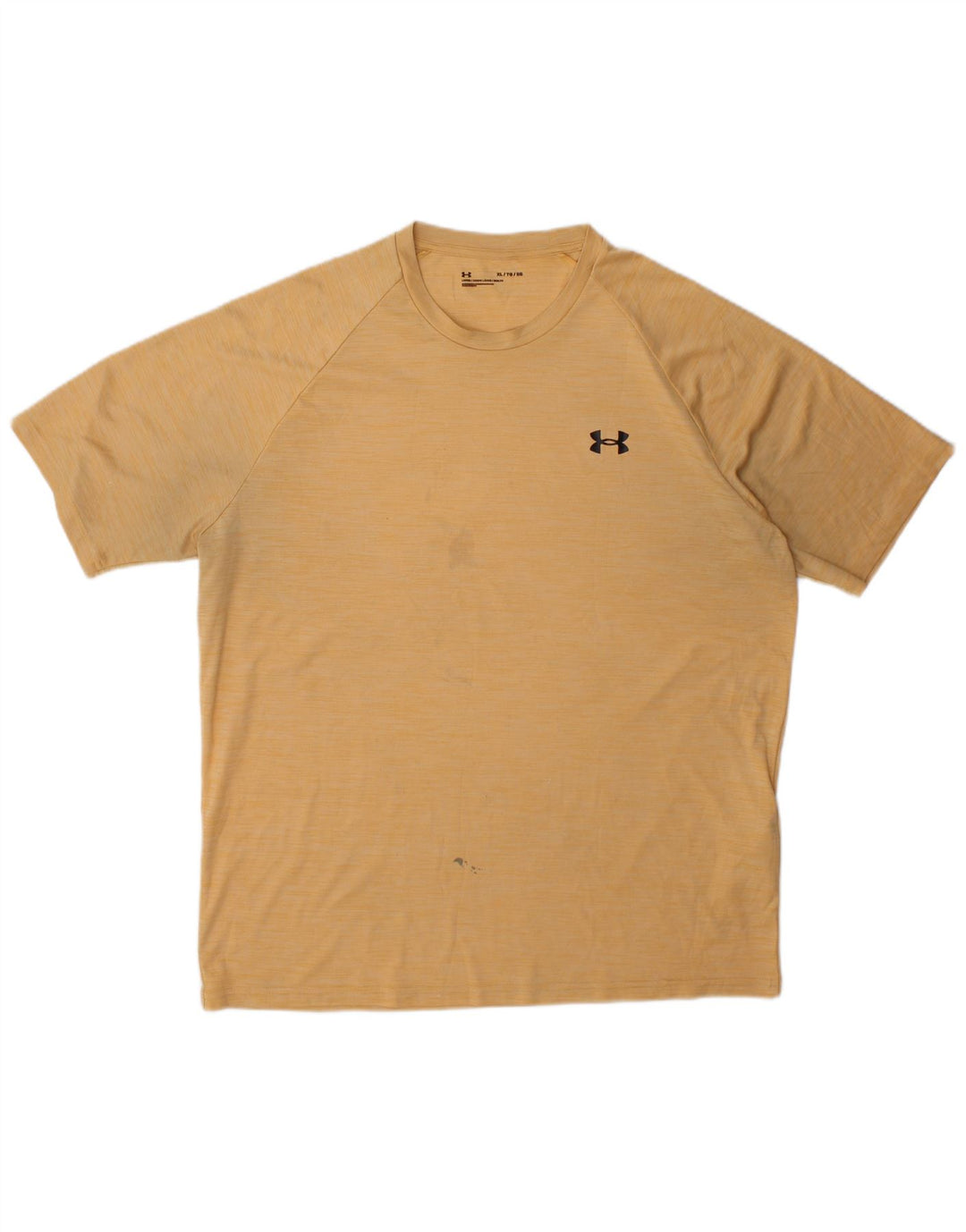 Under Armour T-Shirt Homme Top XL Jaune Polyester