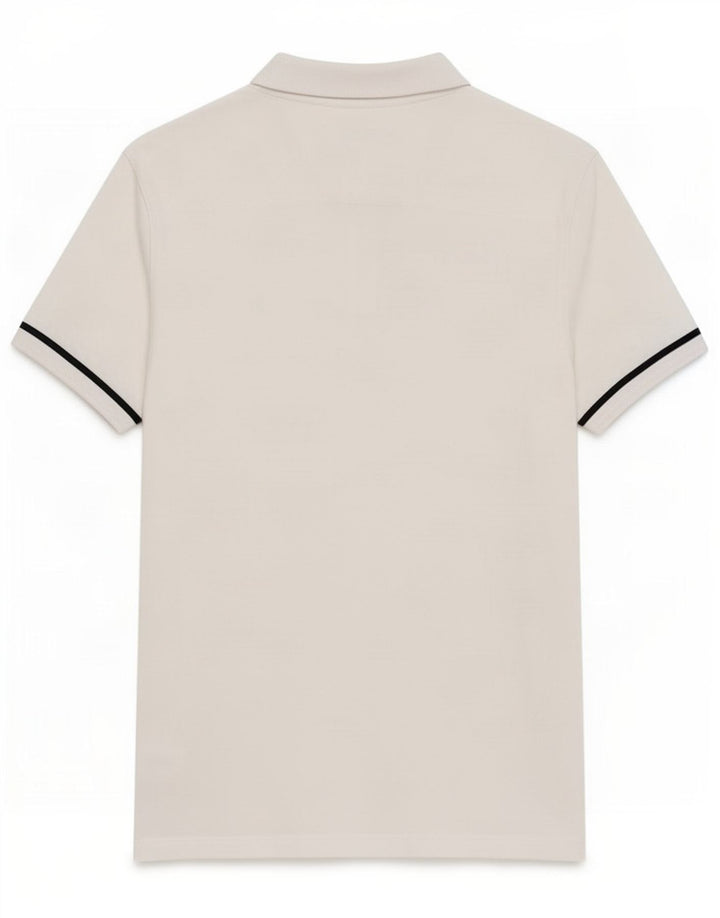 French Connection Polo Homme Blanc Moyen Coton