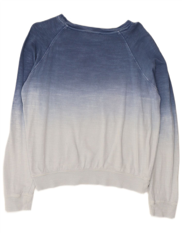 Marks & Spencer Sweat-shirt pour femme UK 10 Small Bleu Colorblock
