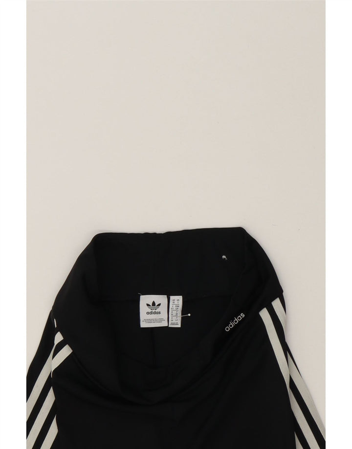 ADIDAS Womens Sport Shorts UK 10 Small W26 Black Polyester Vintage Adidas and Second-Hand Adidas from Messina Hembry 