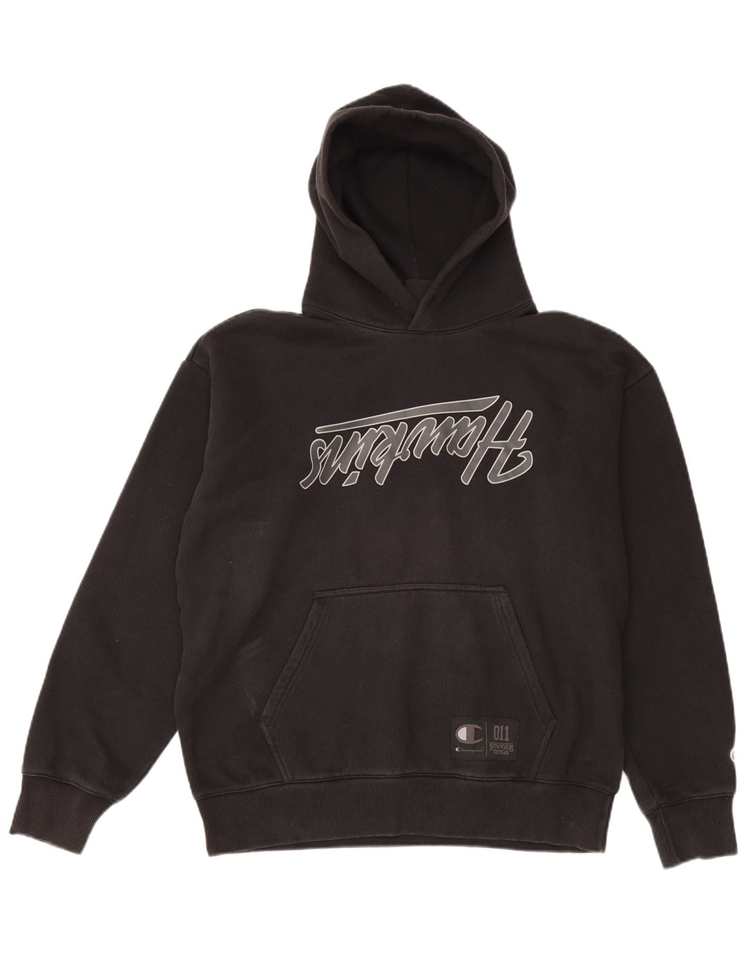 Champion Pull à capuche graphique pour hommes, grand, noir