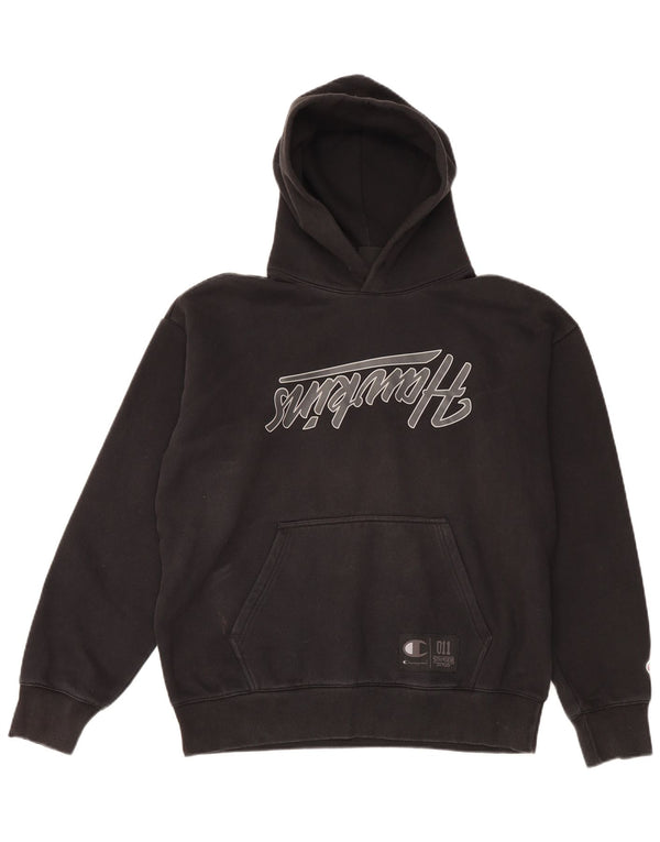 Champion Pull à capuche graphique pour hommes, grand, noir