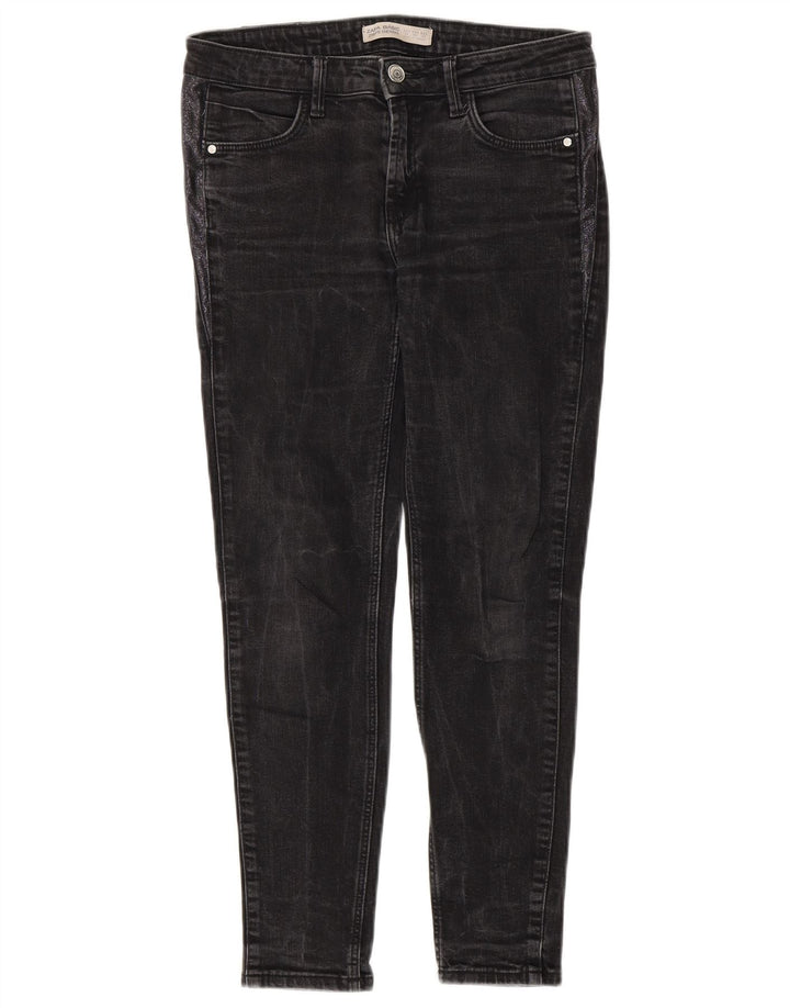 Zara Jean Slim Femme EU 38 Petit W28 L27 Gris