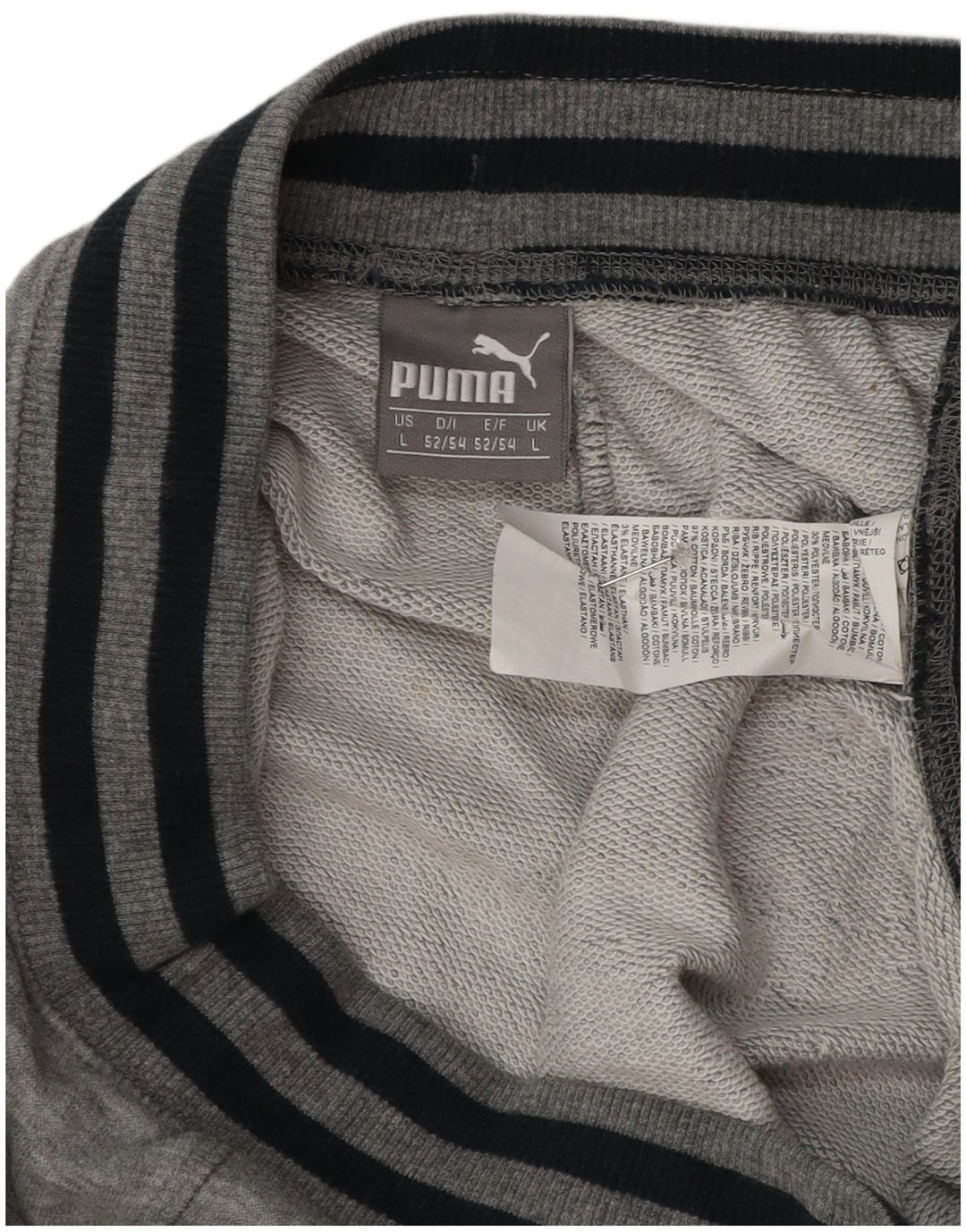 Puma Short Graphic Sport Homme Gris Large Coton