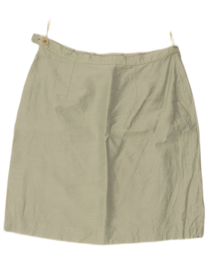 Max & Co. Ensemble jupe 2 pièces pour femme IT 42 Medium W30 Lin vert