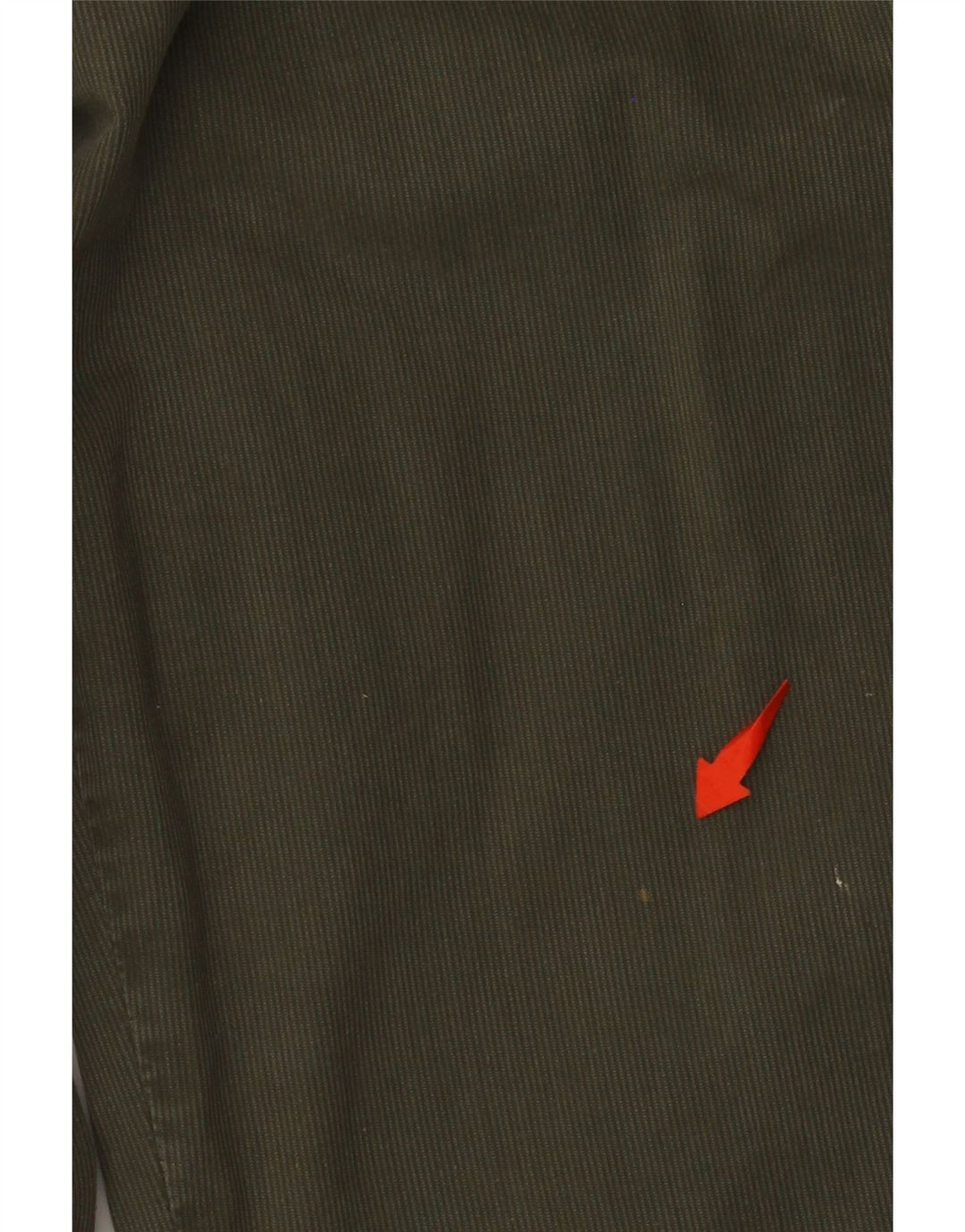 MURPHY & NYE Pantalon Droit Velours Côtelé Femme W28 L23 Coton Kaki