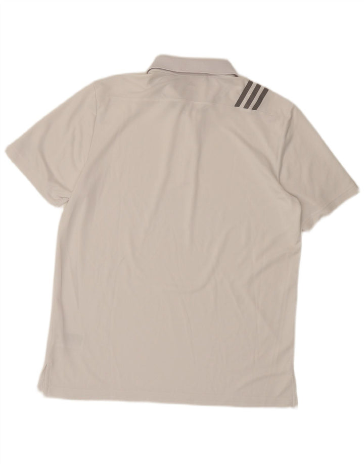 Adidas Polo Homme Grand Blanc Polyester