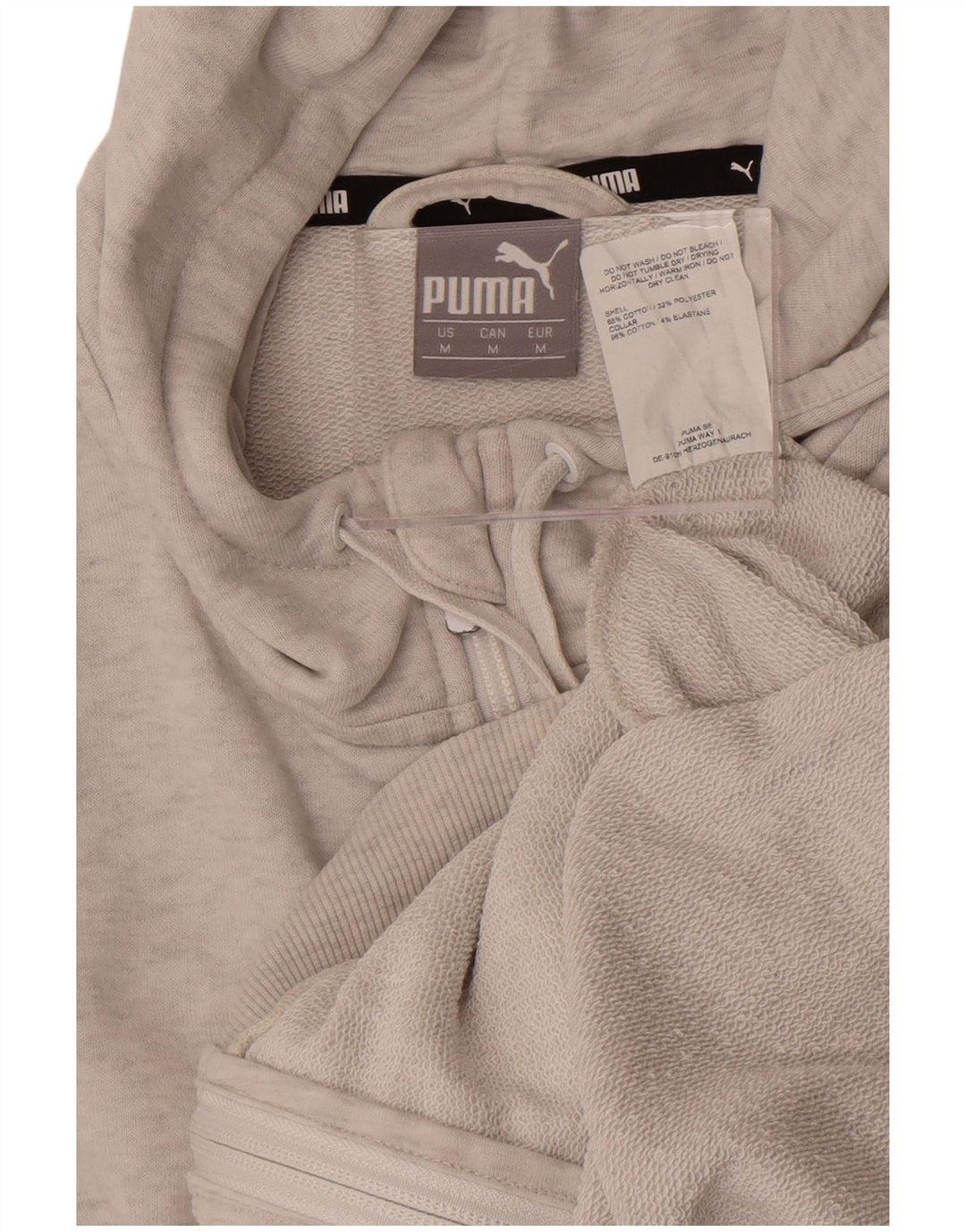 Puma Sweat à Capuche Graphic Zip Homme Gris Moyen Colourblock Cotton