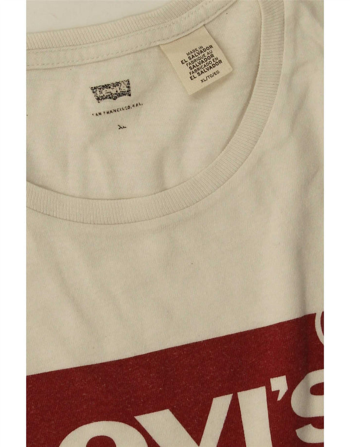 Levi's Tee-Shirt Graphique Homme XL Blanc