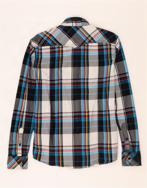 Jack & Jones Chemise Militaire Moyenne En Coton À Carreaux Multicolore