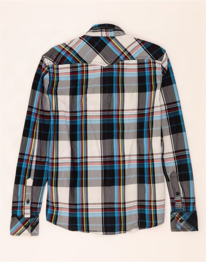Jack & Jones Chemise Militaire Moyenne En Coton À Carreaux Multicolore