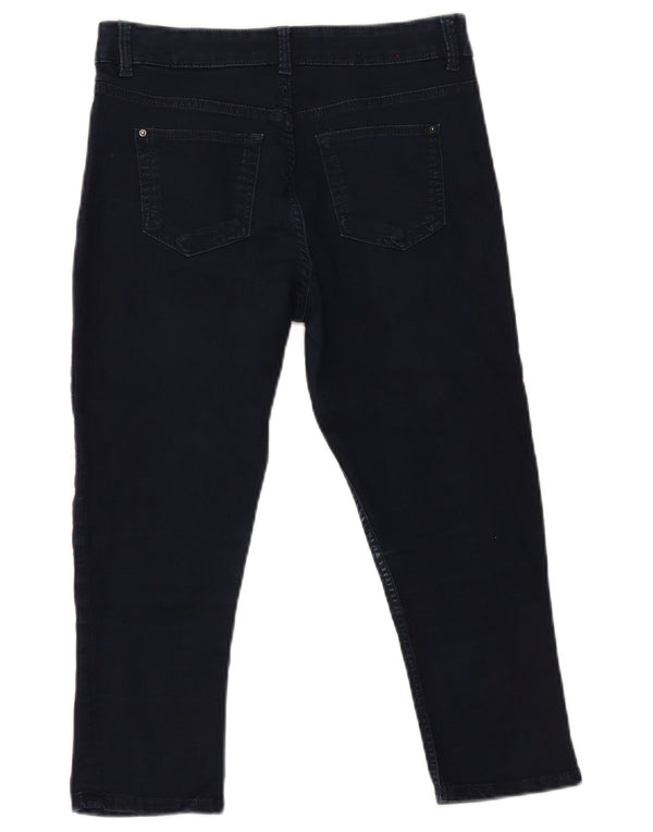 Marks & Spencer Jean Capri Skinny pour femme UK 10 Small W29 L21 Bleu marine