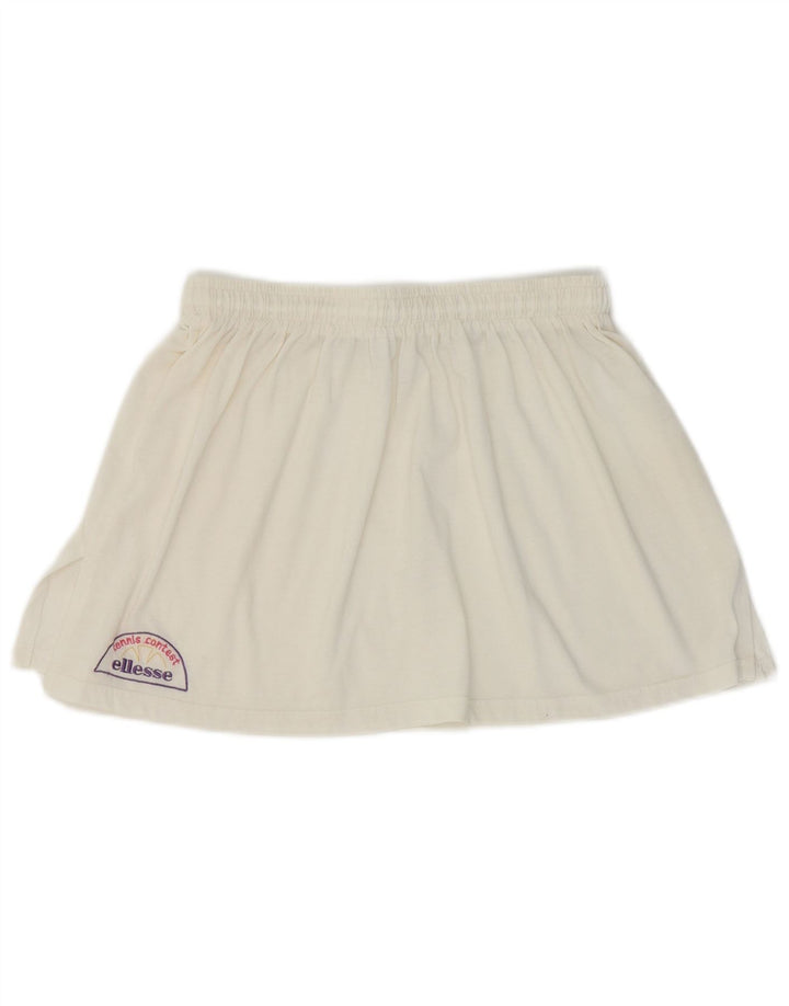 Ellesse Jupe de tennis pour femme UK 12 Medium Blanc