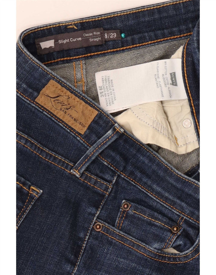 Levi's Jean Droit Slight Curve Femme US 8 Medium W29 L29 Bleu Marine