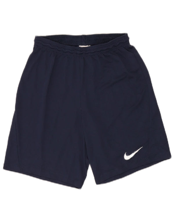 Nike Short de sport régulier pour homme Bleu marine moyen Polyester