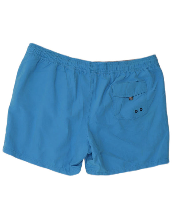 Marks & Spencer Mens Swimming Shorts 2XL Blue Polyester