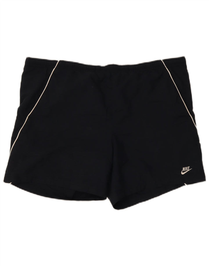 Nike Short de bain pour homme en polyester bleu marine Taille L