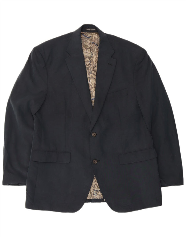Ralph Lauren Veste blazer à 2 boutons pour homme UK 40 Bleu marine moyen Modal