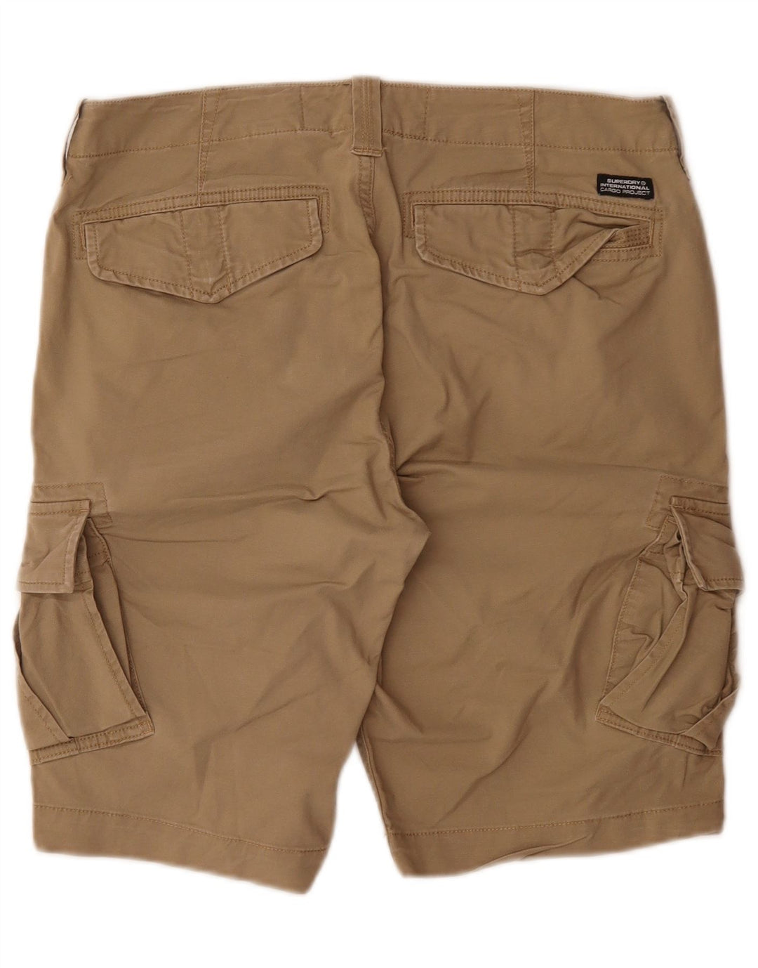 Superdry Short Cargo W32 Homme Beige Moyen Coton