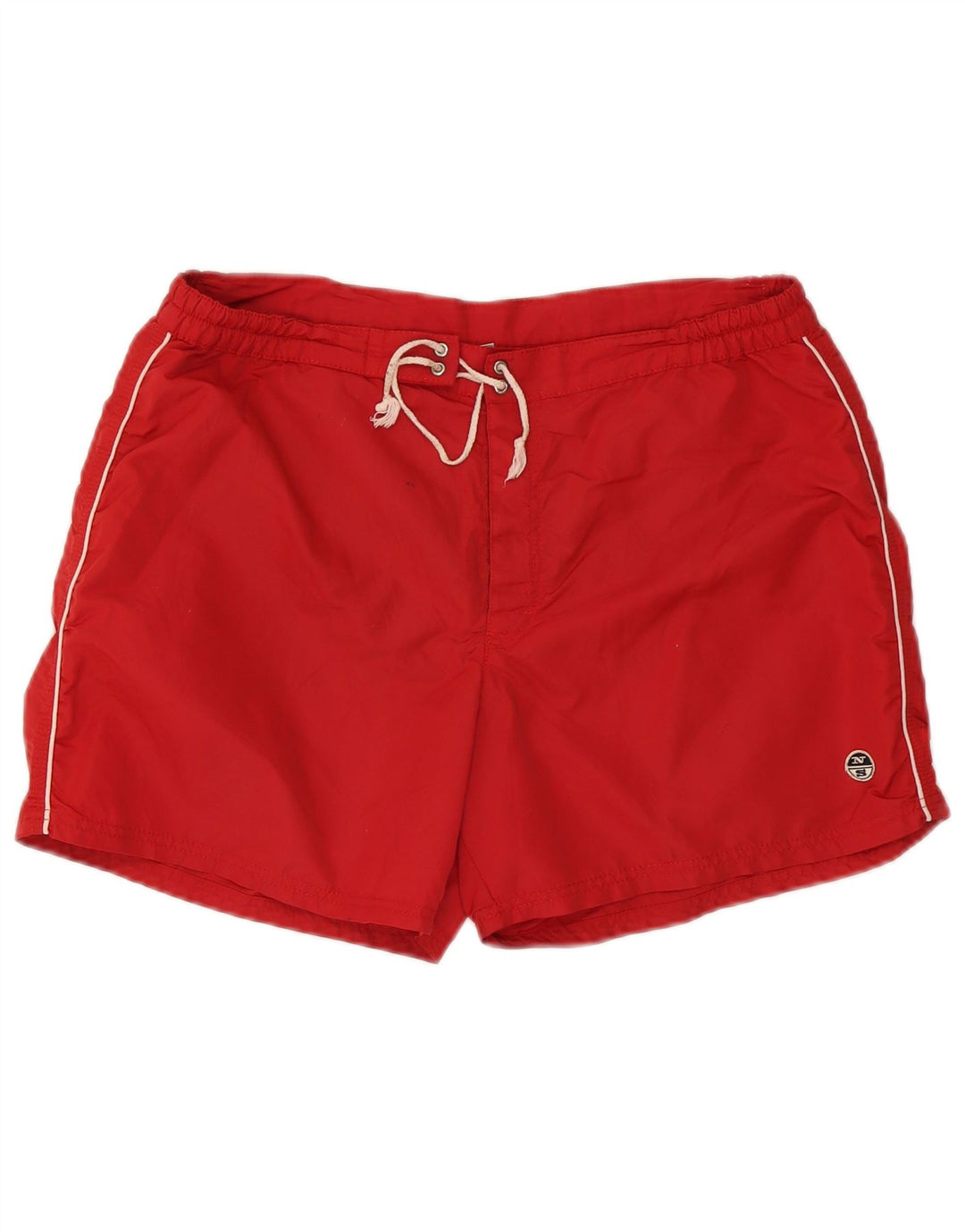 North Sails Short de bain homme grand nylon rouge