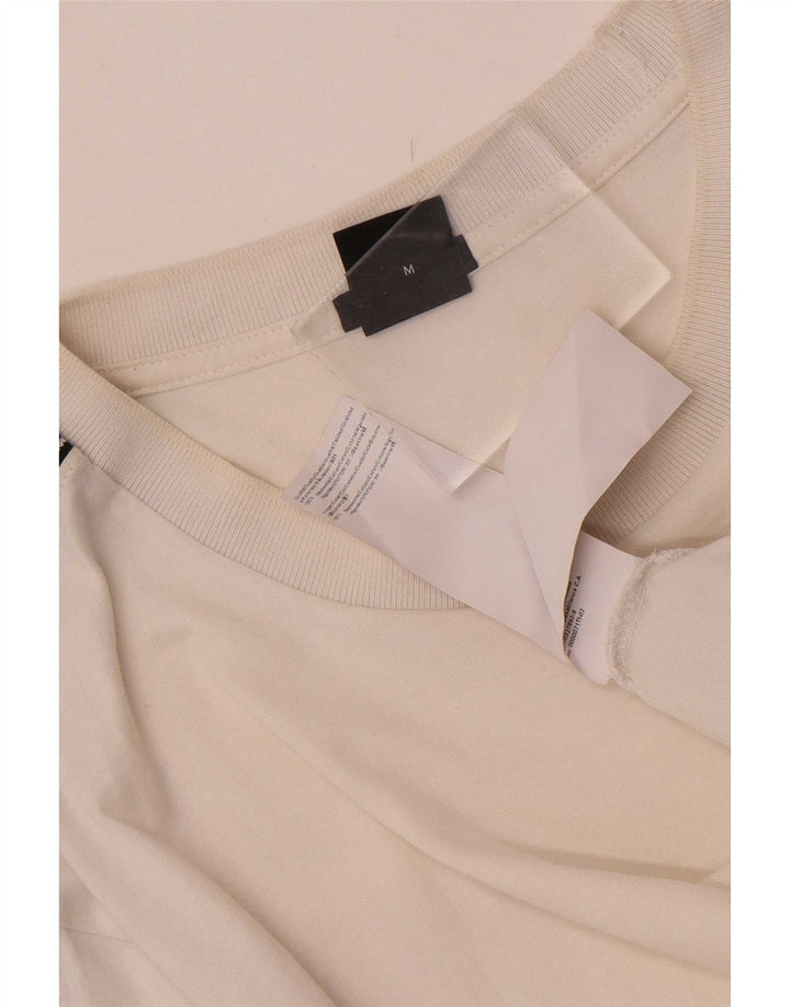 Hugo Boss Homme T-shirt graphique en coton color block blanc moyen