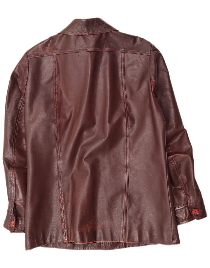 veste en cuir homme vintage UK 38 Marron moyen