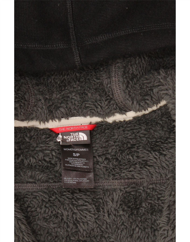 THE NORTH FACE Veste de survêtement à capuche pour femme UK 10 Small Noir