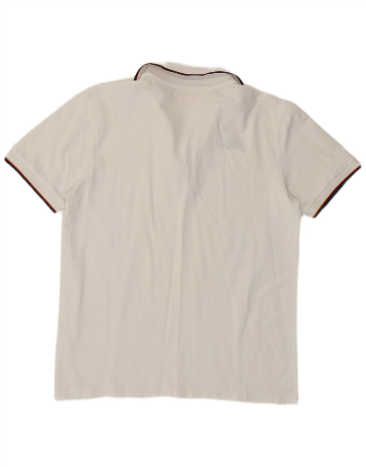 KAPPA Polo Homme Blanc Moyen