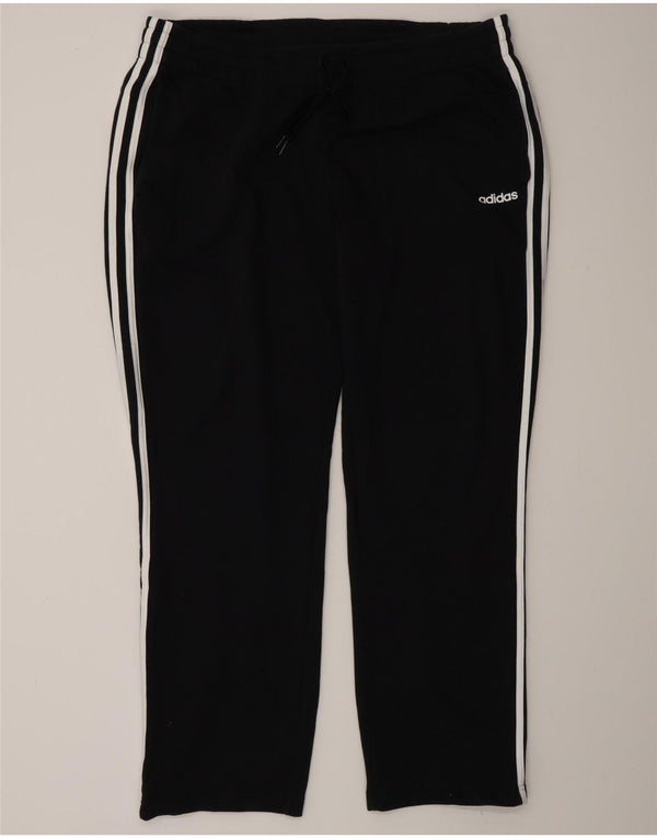 Adidas Pantalon de survêtement pour femme UK 24/26 2XL Noir Coton