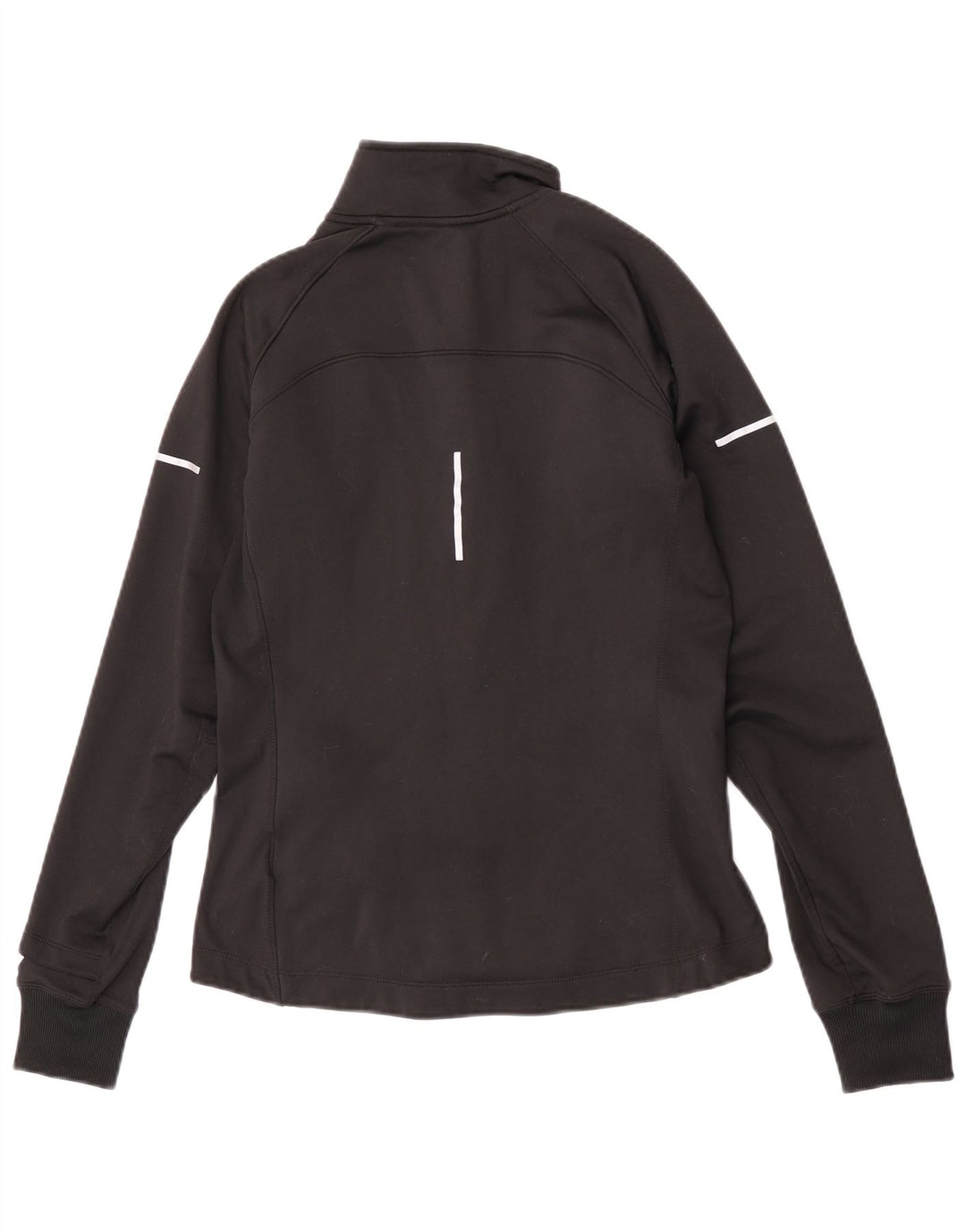 Nike Femme Dri Fit Survêtement Top Veste UK 10 Petit Noir Polyester