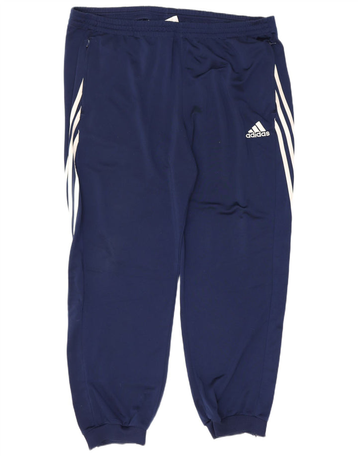 Adidas Pantalon de survêtement pour homme Joggers 2XL Bleu marine Polyester