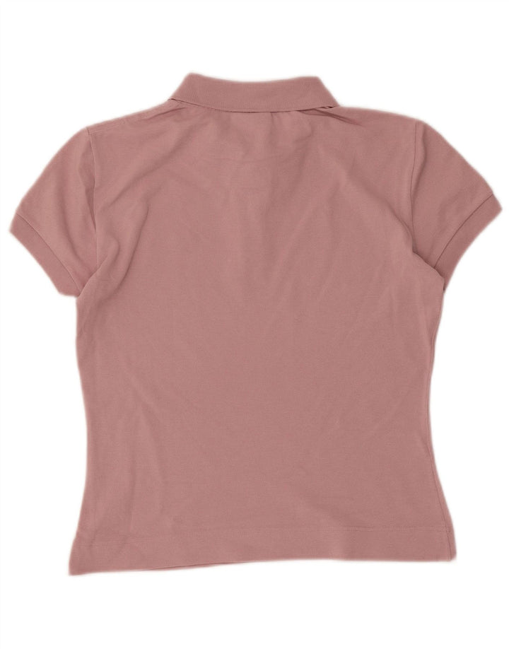 Lacoste Womens Crop Polo Taille 40 Coton Rose Moyen