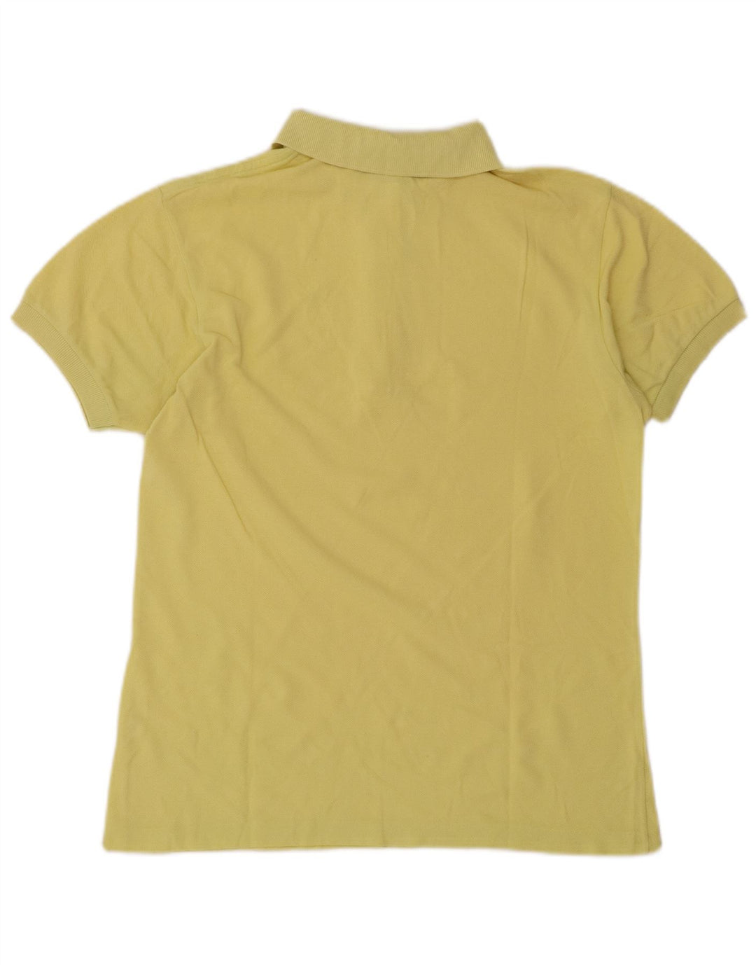 Lacoste Polo Femme Taille 40 Coton Jaune Moyen