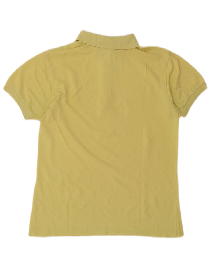 Lacoste Polo Femme Taille 40 Coton Jaune Moyen