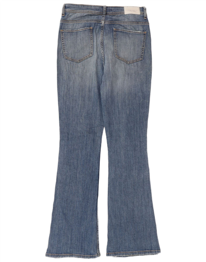 Zara Jean évasé pour femme EU 38 Small W28 L32 Bleu