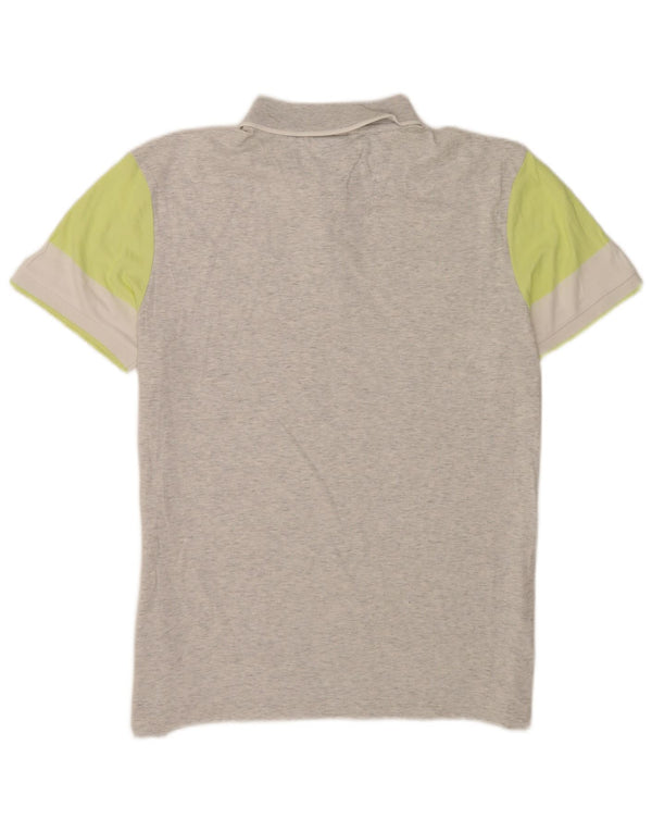Hugo Boss Homme Regular Fit Polo Large Gris Colorblock Coton