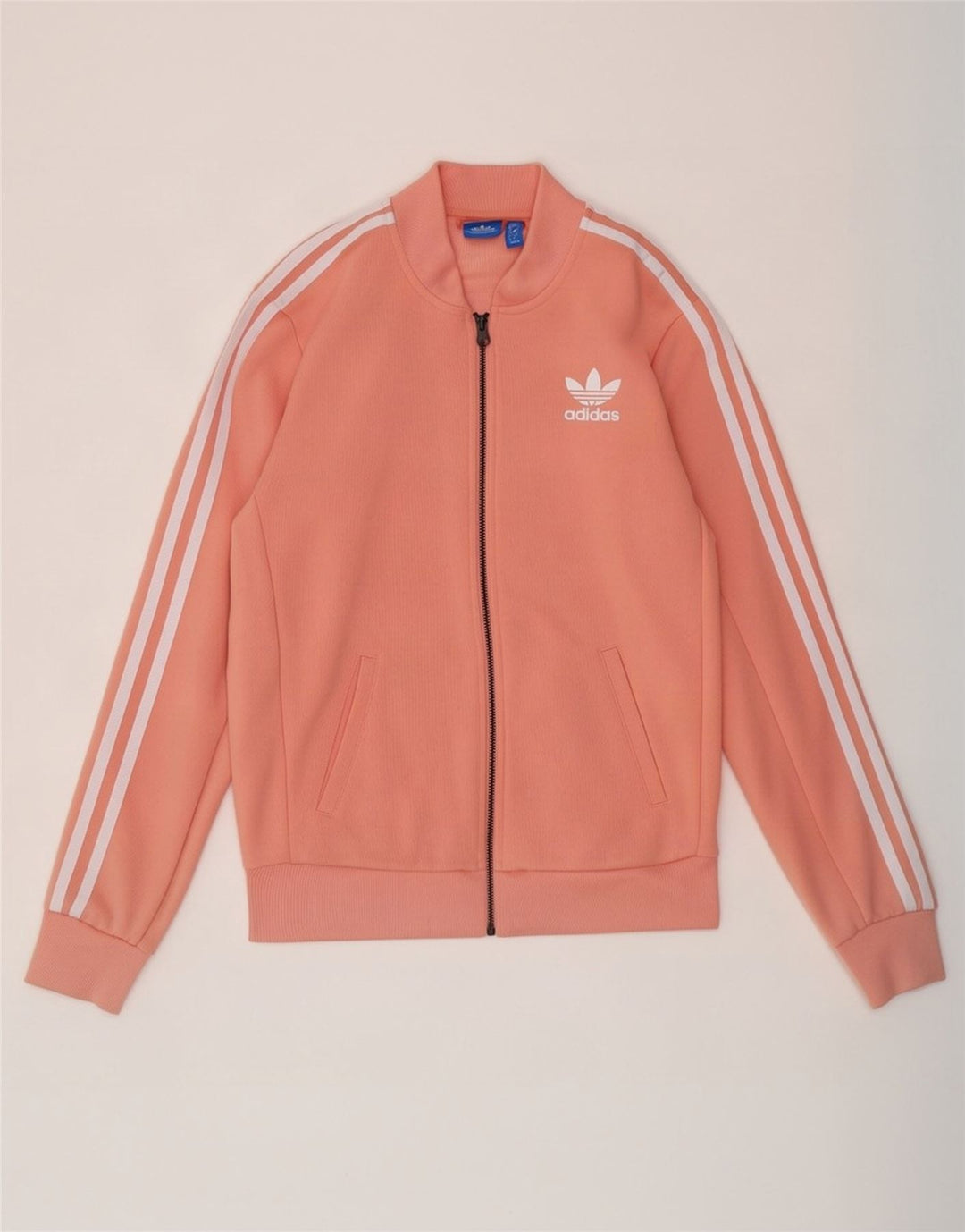 Adidas Veste de survêtement surdimensionnée graphique pour femme UK 8 Small Rose