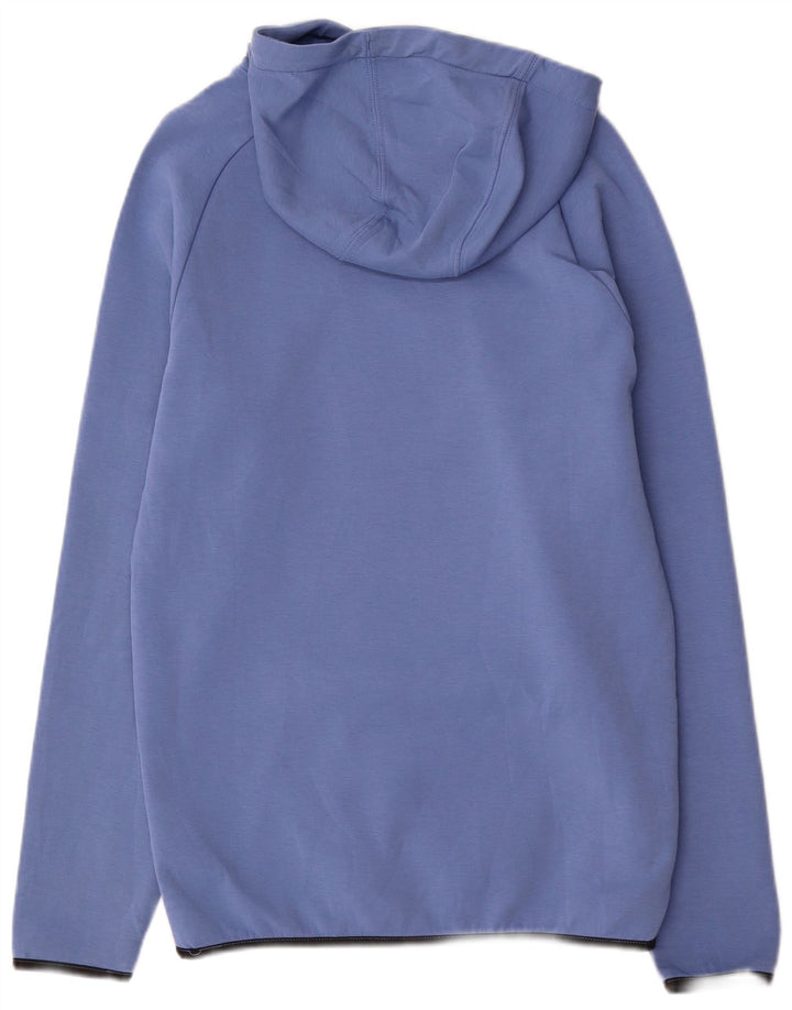PUMA Pull à capuche pour homme en coton bleu moyen