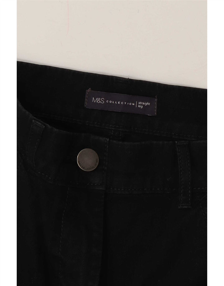 Marks & Spencer Jean droit femme W32 L30 noir