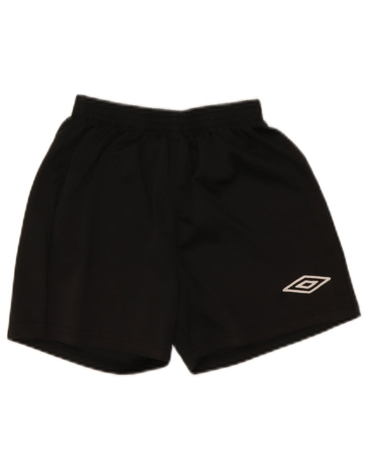 Umbro Short de Sport Garçon 11-12 Ans Grand Noir