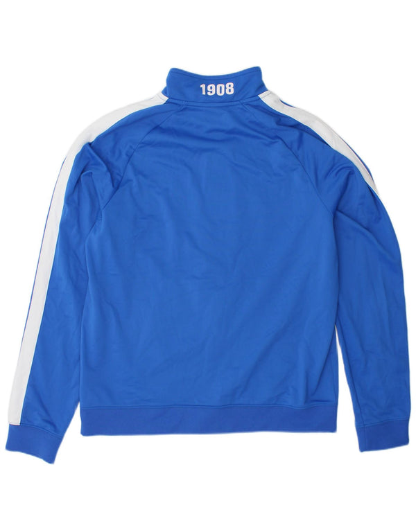 Nike Veste de survêtement graphique pour homme Taille L en polyester color block bleu