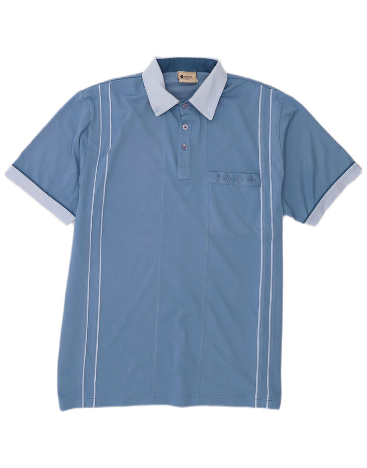 Gabicci Polo Homme Bleu Moyen Colourblock Coton