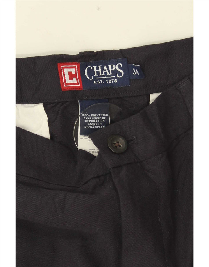 Chaps Short Chino Homme W34 Large Noir Polyester